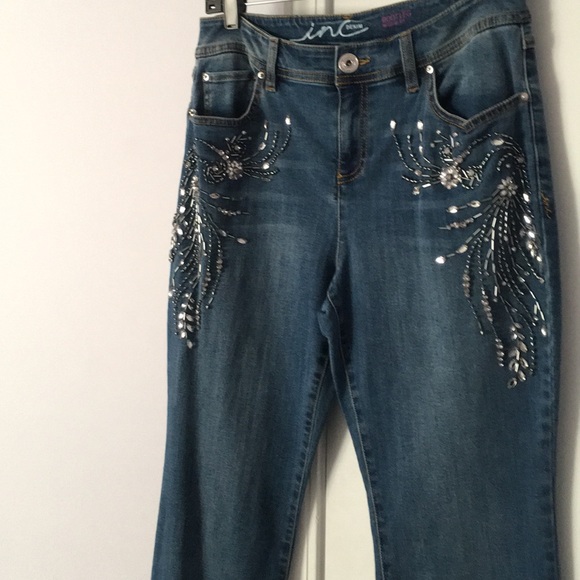 INC Bling Bling Jeans size 6 - Picture 2 of 11